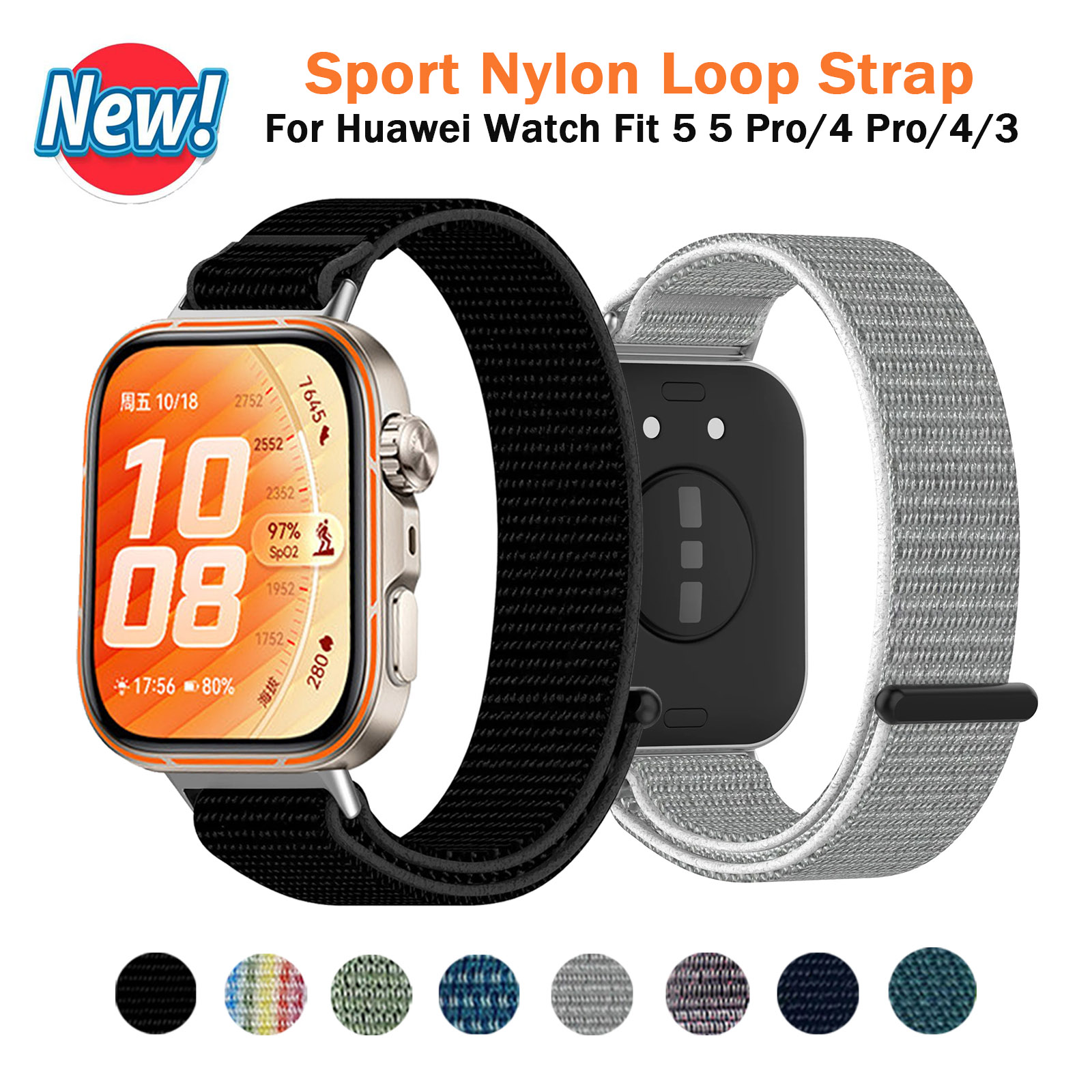 Sport Loop Strap - Cinturino in Nylon per Smartwatch Huawei
