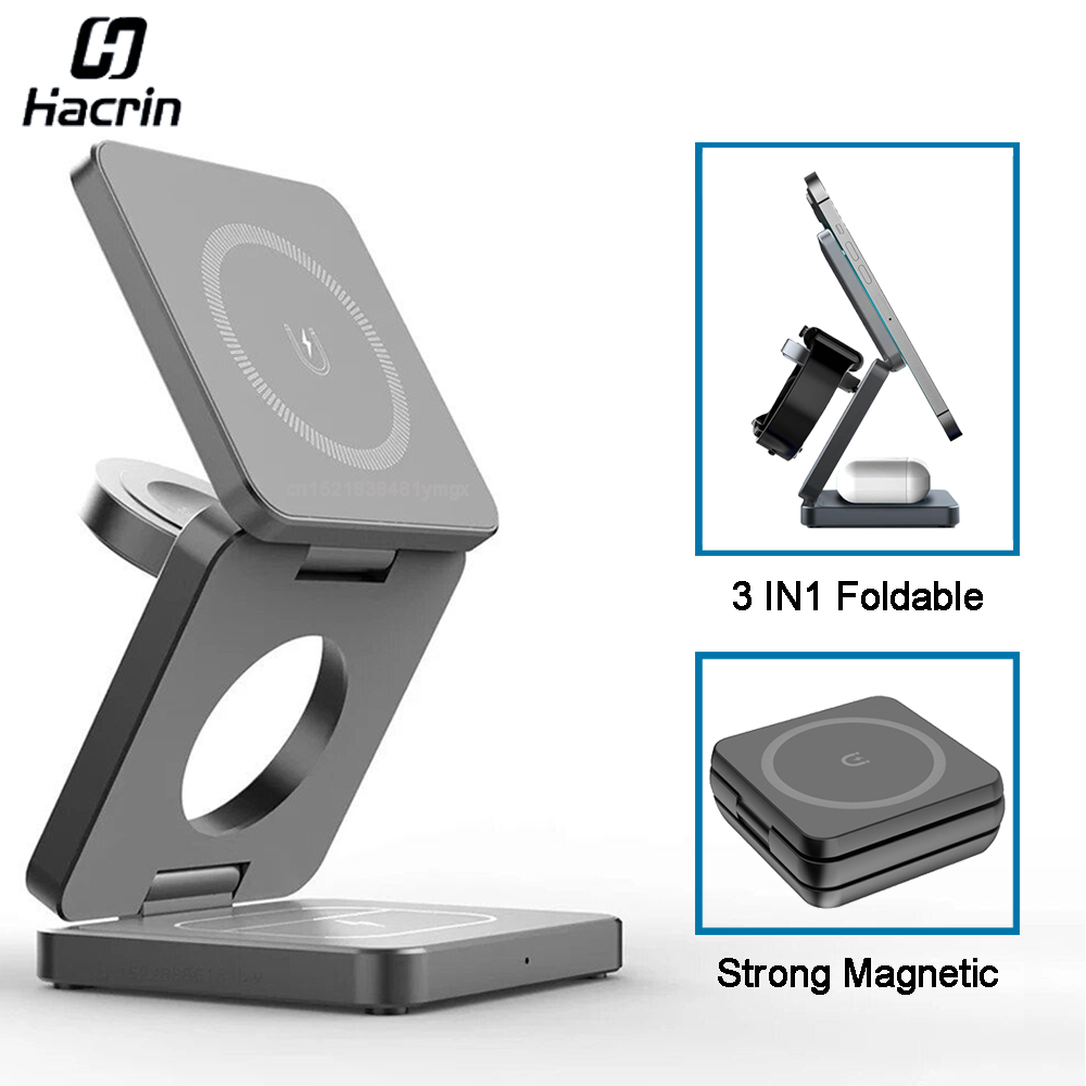 Wireless Charger Watch - Caricabatterie wireless Stazione di ricarica wireless