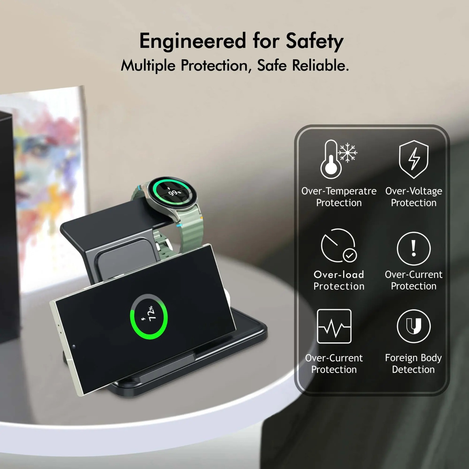 Stazione di ricarica wireless  - Wireless Charger Watch recensione e prezzo