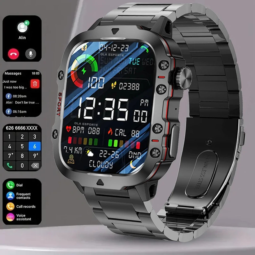 2025 Nuovo Militare Astuto Del - Smartwatch Face recensione e prezzo