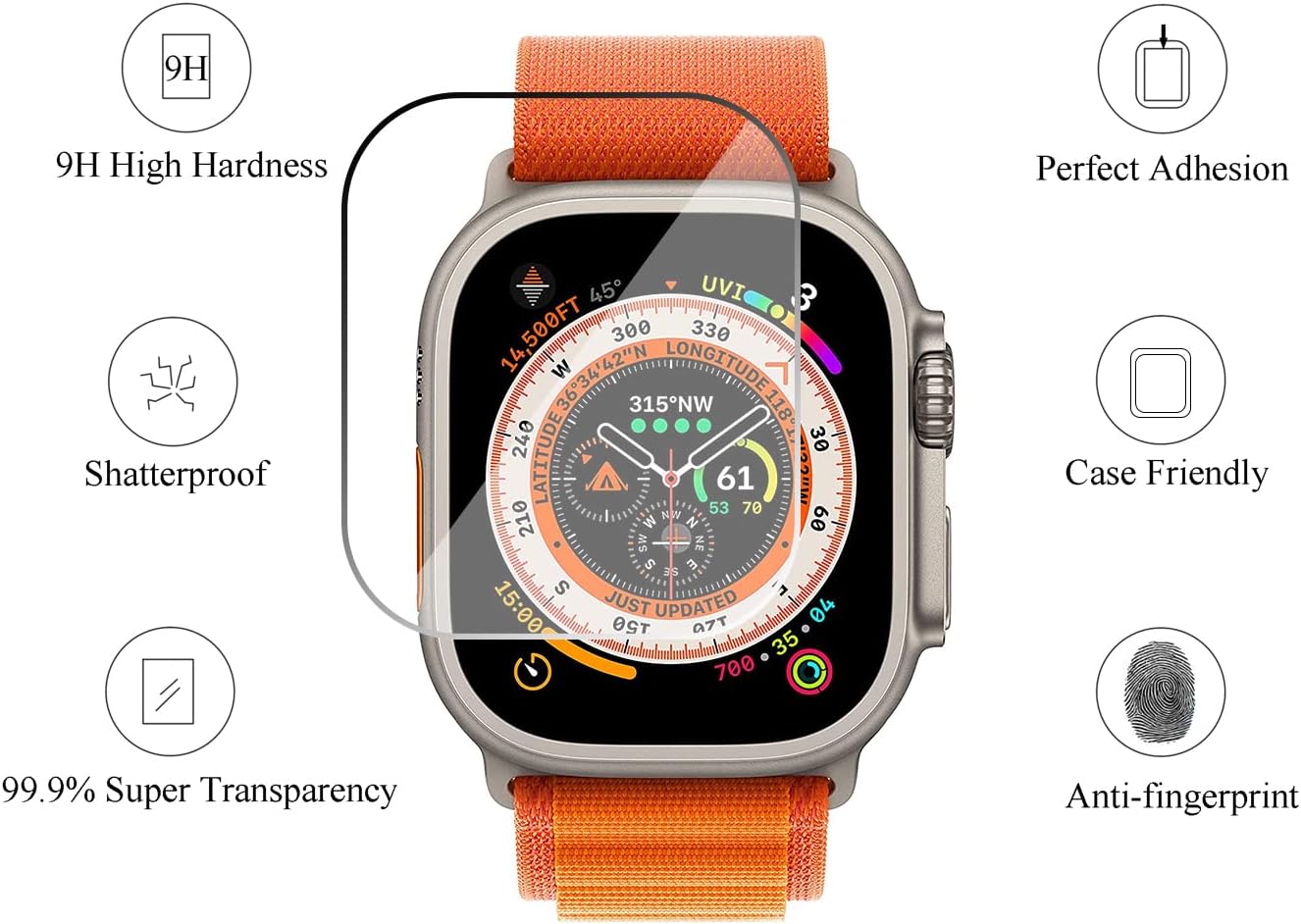 Vetro temperato per Apple Watc - Watch Case Bumper recensione e prezzo