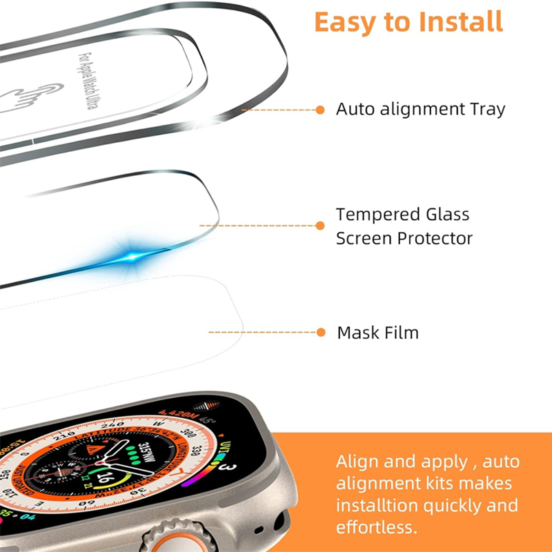 Vetro temperato per Apple Watc - Watch Case Bumper recensione e prezzo