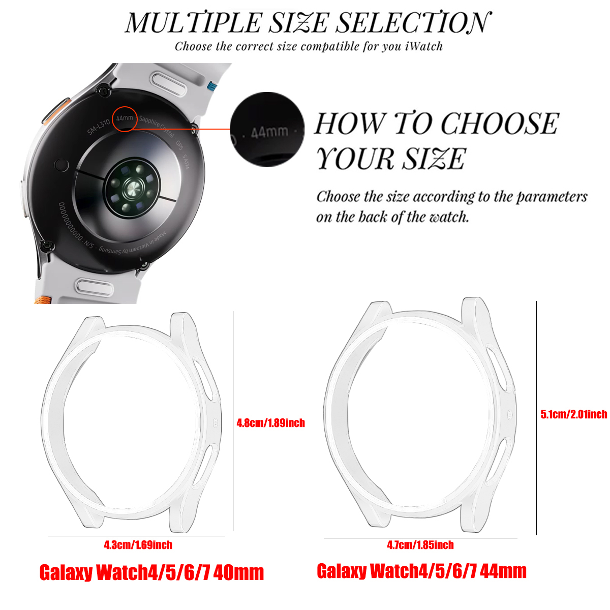 Custodia Bling per Samsung Gal - Accessories For Galaxy Watch 5 recensione e prezzo