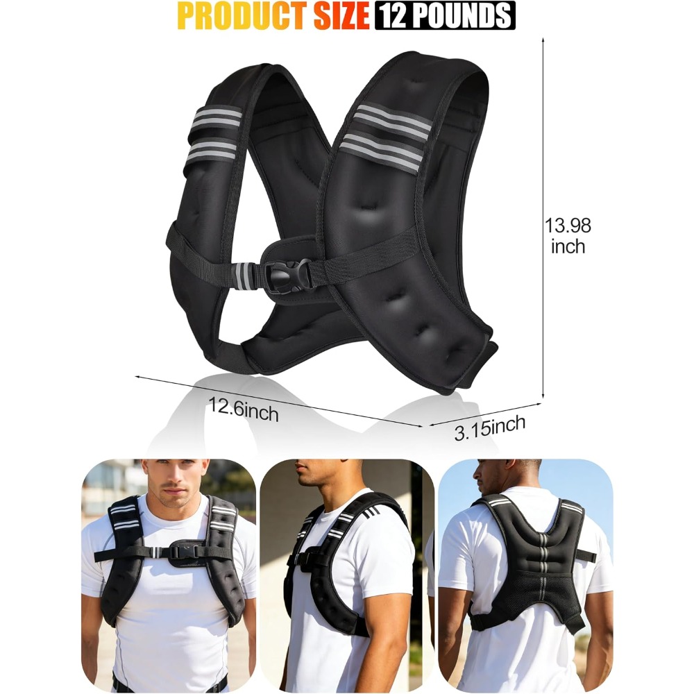 Gilet fitness con pesi pre-rie - Rugged Sport Strap recensione e prezzo