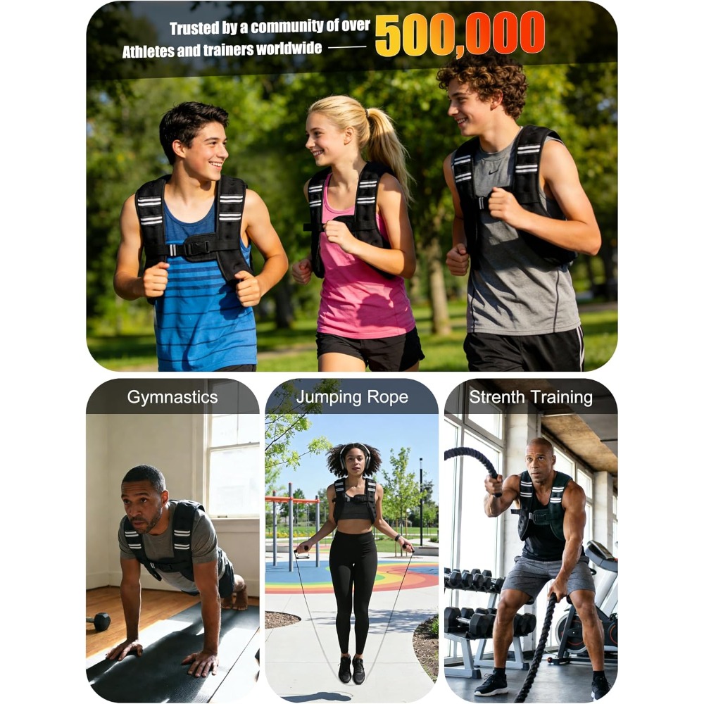Gilet fitness con pesi pre-rie - Rugged Sport Strap recensione e prezzo